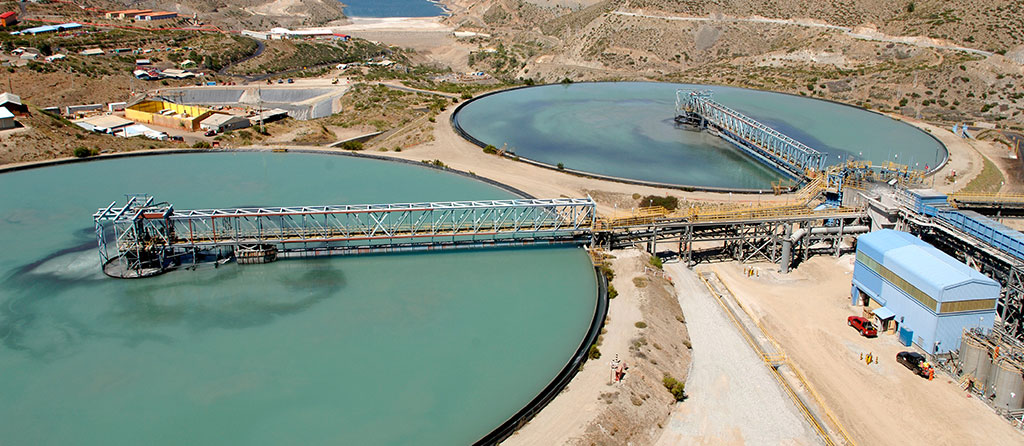 Espesadores de Relaves Proyecto Original Minera Los Pelambres